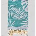 Fouta Amazon vert sarcelle